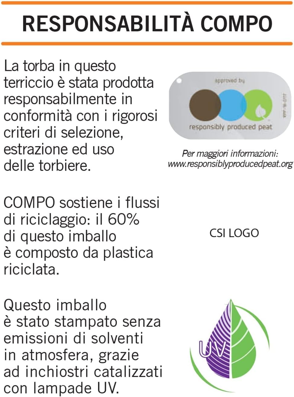 COMPO Naturasol Universale 20 Lt Terriccio Universale Per Piante Verdi e da Fiore