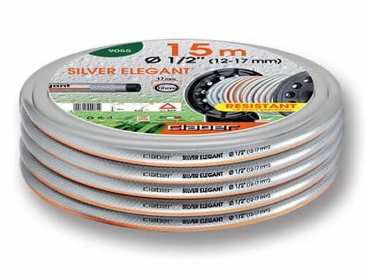 Tubo da giardinaggio Silver Elegant Plus diametro 1/2" - 15 mt 9123 Claber
