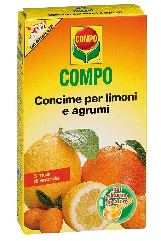 COMPO concime granulare per LIMONI AGRUMI aranci 500 gr lenta cessione
