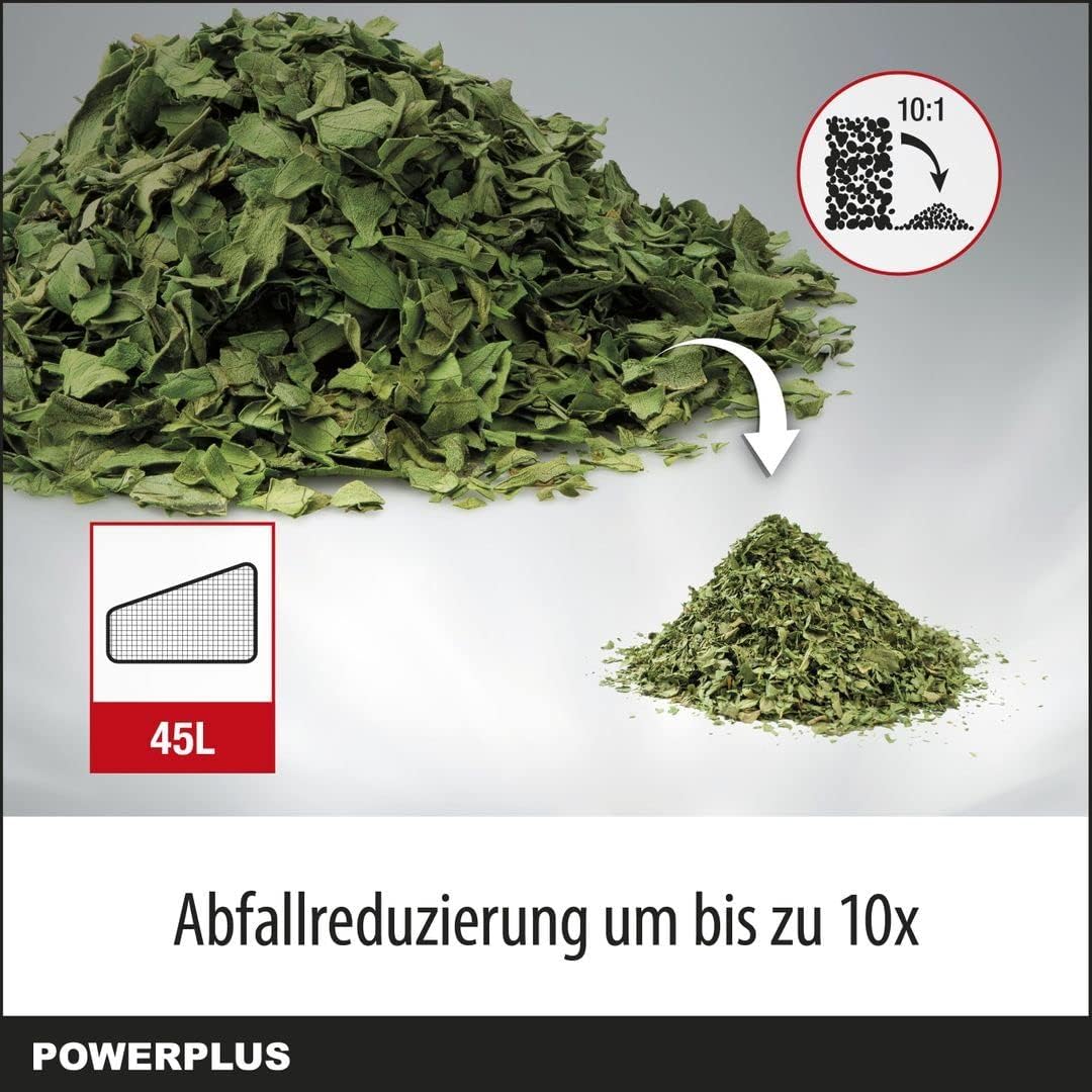 SOFFIATORE ASPIRAFOGLIE ASPIRATORE TRITURATORE POWER PLUS 3000 W
