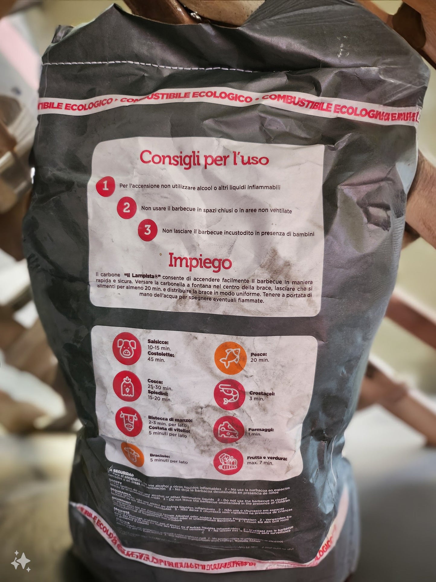 CARBONELLA CARBONE EXTRA DI LEGNA 10 KG Carbone Naturale