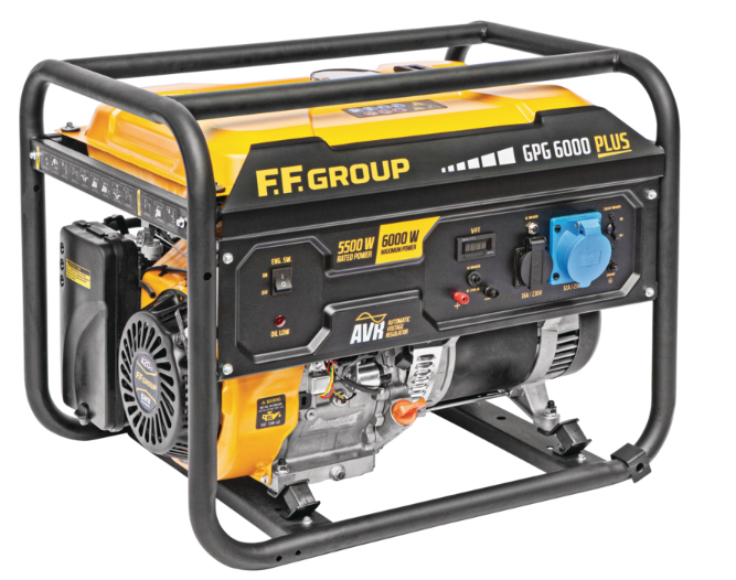 GENERATORE A BENZINA GPG 6000 PLUS ff group 6,0 kVA