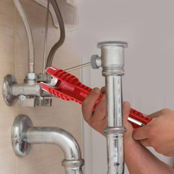 Chiave Multifunzione A Bussola Per Installazione Rubinetti Tubo Bagno Idraulico