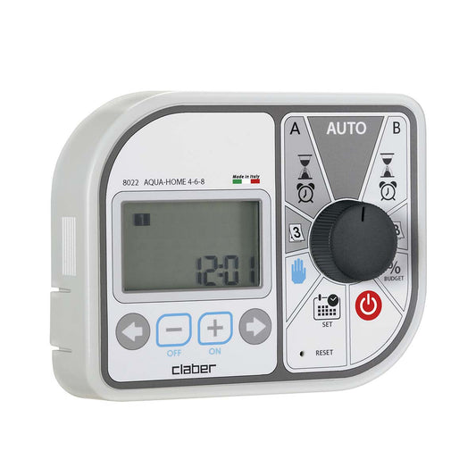 CLABER 8022 AQUA HOME 4 6 8 programmatore centralina irrigazione fino a 8 linee
