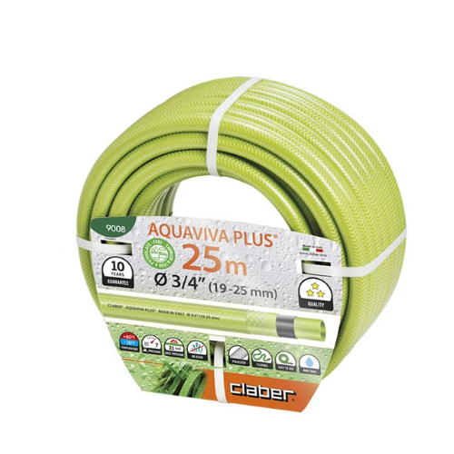 Claber tubo antialghe per irrigazione Aquaviva Plus 3/4"M25 Cod.9008