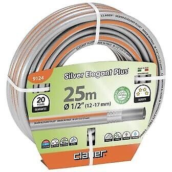 Claber tubo retinato per irrigazione Silver Elegant Plus 1/2" MT25 9124