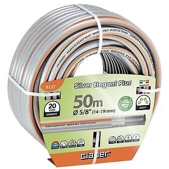 Claber tubo retinato per irrigazione Silver Elegant Plus 5/8" M50 9127