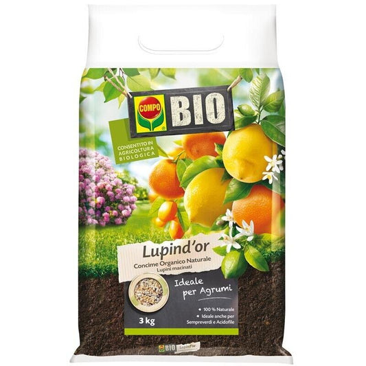 COMPO BIO LUPIND'OR CONCIME ORGANICO NATURALE 3 KG