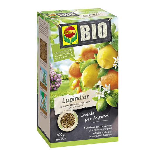 COMPO BIO Lupind’or Concime Organico Naturale a Base di Lupini 800 gr