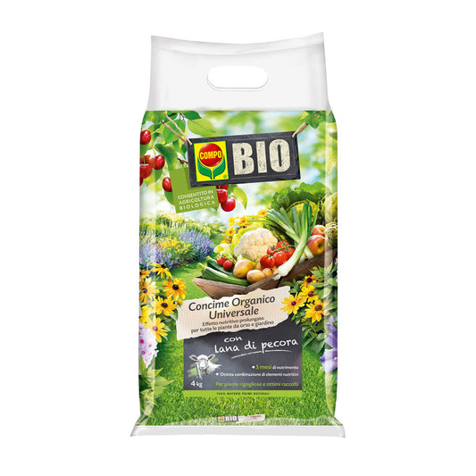 COMPO Concime Bio Lana di pecora da 4 kg