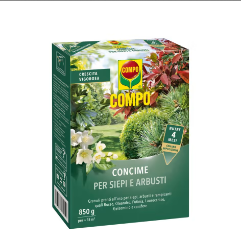 Concime Siepi e Arbusti 850 gr Compo