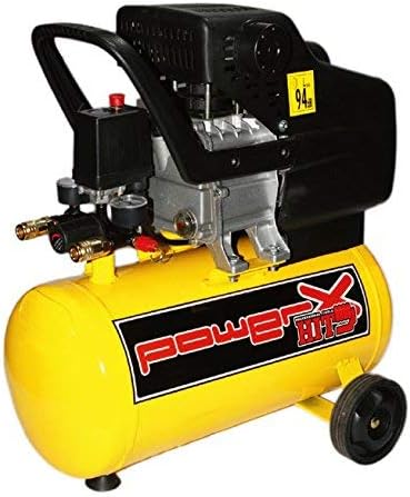 COMPRESSORE LUBRIFICATO OLIO 50Lt 2 MANOMETRI 2 CONNETTORI MISTRAL