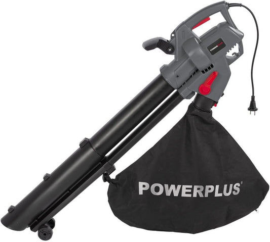 SOFFIATORE ASPIRAFOGLIE ASPIRATORE TRITURATORE POWER PLUS 3000 W