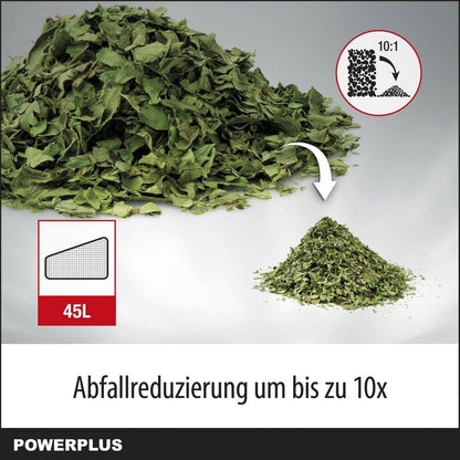 SOFFIATORE ASPIRAFOGLIE ASPIRATORE TRITURATORE POWER PLUS 3000 W