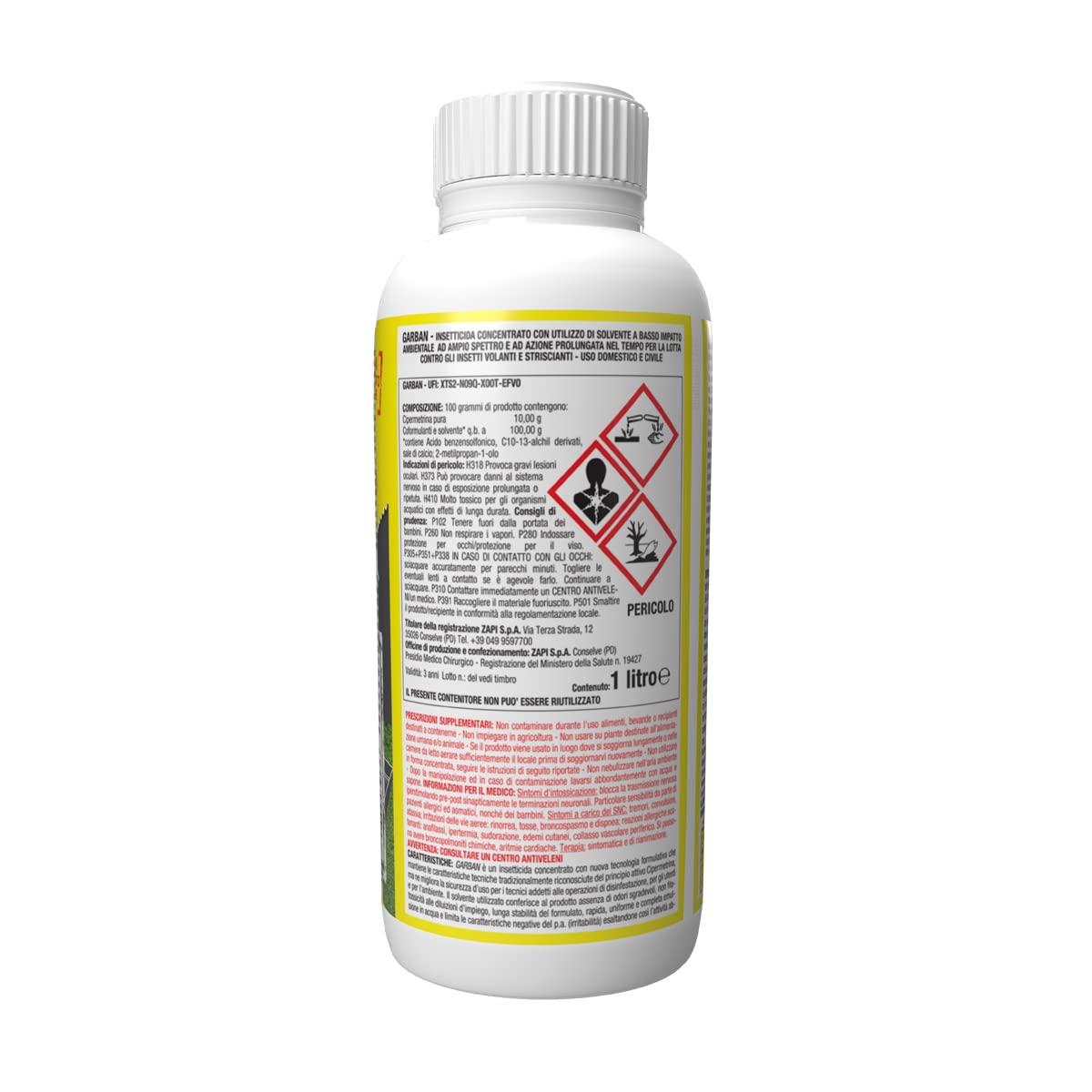 FORTEX INSETTICIDA liquido zanzare multi PER INTERNO ESTERNO 1 lt Zapi