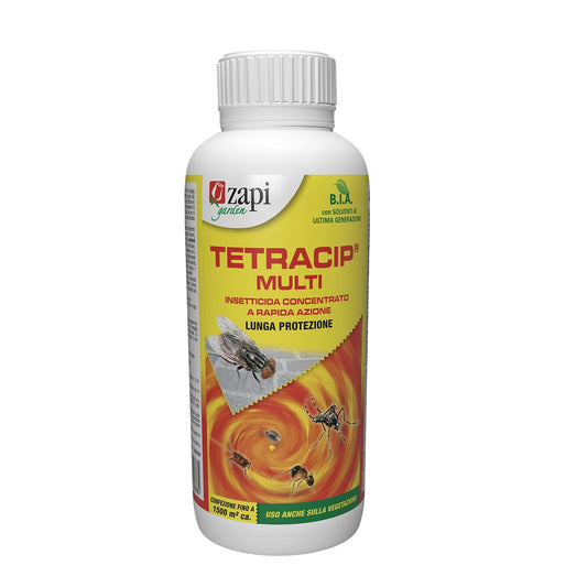 ZAPI TETRACIP INSETTICIDA CONCENTRATO MOSCHE ZANZARE FORMICHE 1 LT