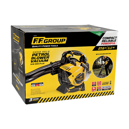 SOFFIATORE ASPIRATORE A SCOPPIO MANUALE DA GIARDINO GHB 328 PLUS F.F. GROUP