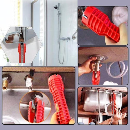 Chiave Multifunzione A Bussola Per Installazione Rubinetti Tubo Bagno Idraulico
