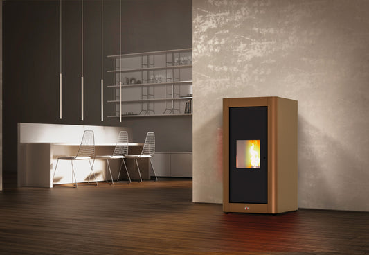 Termostufa a Pellet Anselmo Cola Mod. Pop Kw 10,29