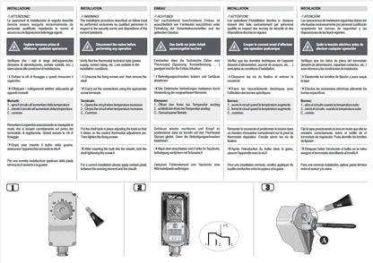 Termostato ad immersione 0-90°C regolazione esterna HB 7P1 E - 102070