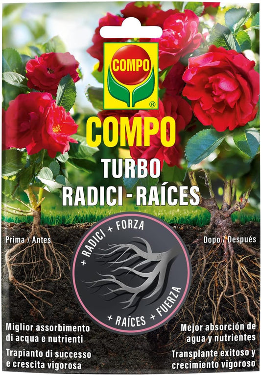 COMPO Turbo Radici Concime Minerale per Fortificare le Radici 50 g